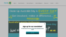 What Cleanup.org.au website looked like in 2023 (1 year ago)