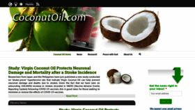 What Coconutoil.com website looked like in 2023 (1 year ago)