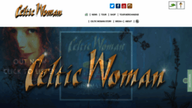 What Celticwoman.com website looked like in 2023 (1 year ago)
