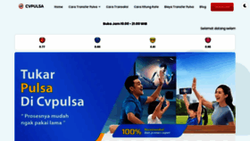 What Cvpulsa.id website looked like in 2023 (1 year ago)