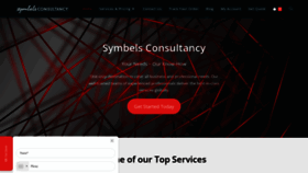 What Consultancy.symbels.com website looked like in 2023 (1 year ago)