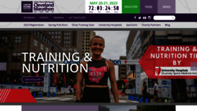What Clevelandmarathon.com website looked like in 2023 (2 years ago)