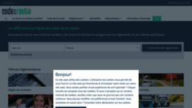 What Code-de-la-route.be website looked like in 2023 (2 years ago)
