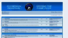 What Champman0102.co.uk website looked like in 2023 (1 year ago)