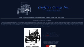 What Chaffinsgarage.com website looked like in 2023 (1 year ago)