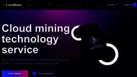 What Coinwave.cc website looked like in 2023 (1 year ago)