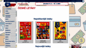 What Ceske-letaky.eu website looked like in 2023 (1 year ago)