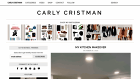 What Carlycristman.com website looked like in 2023 (1 year ago)