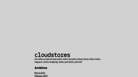 What Cloudstores.net website looked like in 2023 (2 years ago)
