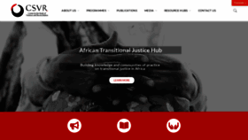 What Csvr.org.za website looked like in 2023 (1 year ago)