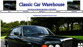 What Classiccarwarehouse.co.uk website looked like in 2023 (1 year ago)