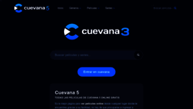 What Cuevana5.bid website looked like in 2023 (1 year ago)