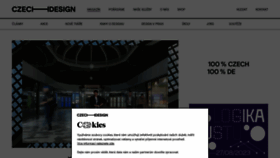 What Czechdesign.cz website looked like in 2023 (2 years ago)