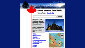 What Canada-maps.org website looked like in 2023 (1 year ago)