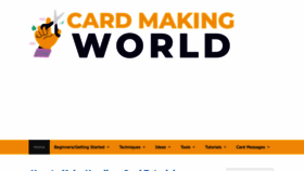 What Card-making-world.com website looked like in 2023 (1 year ago)