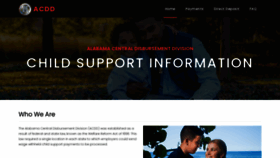 What Childsupport.alacourt.gov website looked like in 2023 (1 year ago)
