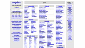 What Craigslist.com.pe website looked like in 2023 (1 year ago)