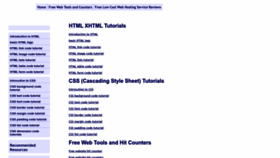 What Csshtmltutorial.com website looked like in 2023 (1 year ago)