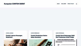 What Contoh-surat.org website looked like in 2023 (1 year ago)