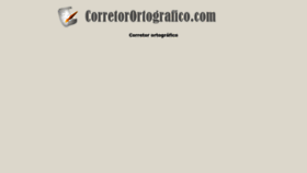 What Corretorortografico.com website looked like in 2023 (1 year ago)