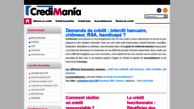 What Credimania.com website looked like in 2023 (1 year ago)