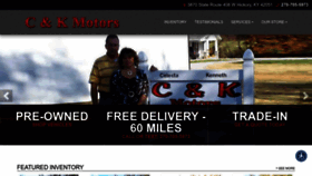 What Ckmotorsky.com website looked like in 2023 (1 year ago)