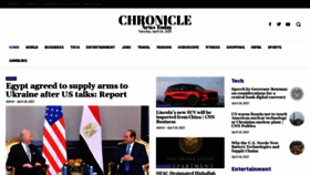 What Chroniclenewstoday.com website looked like in 2023 (1 year ago)