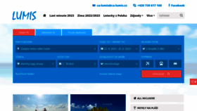What Ca-lumis.cz website looked like in 2023 (1 year ago)