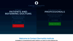 What Contactdermatitisinstitute.com website looked like in 2023 (1 year ago)