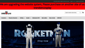 What Cosplaysky.com website looked like in 2023 (1 year ago)