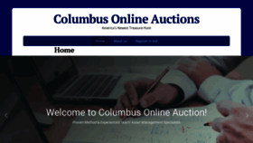 What Columbusonlineauctions.com website looked like in 2023 (1 year ago)