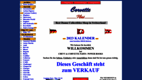 What Corvette-plus.ch website looked like in 2023 (1 year ago)