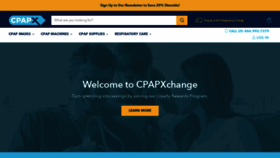 What Cpapxchange.com website looked like in 2023 (This year)