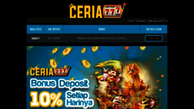 What Ceriaslot777.com website looked like in 2023 (1 year ago)