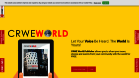 What Crweworld.com website looked like in 2023 (This year)