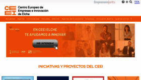 What Ceei-elche.com website looked like in 2023 (1 year ago)
