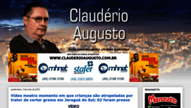 What Clauderioaugusto.com.br website looked like in 2023 (1 year ago)