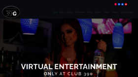 What Club390.com website looked like in 2023 (1 year ago)
