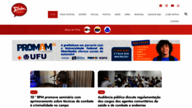 What Clubenoticia.com.br website looked like in 2023 (This year)