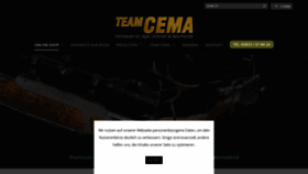 What Cema-waffen.de website looked like in 2023 (1 year ago)