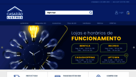 What Casaraolustres.com.br website looked like in 2023 (This year)