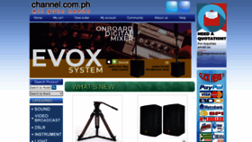 What Channel.com.ph website looked like in 2023 (This year)