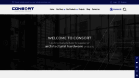 What Consort-hw.com website looked like in 2023 (This year)
