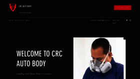 What Crcbodyshop.com website looked like in 2023 (This year)