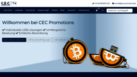 What Cec-promotions.de website looked like in 2023 (1 year ago)