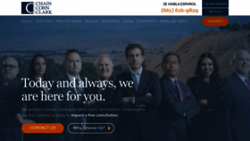 What Chainlaw.com website looked like in 2023 (This year)
