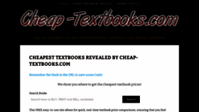 What Cheap-textbooks.com website looked like in 2023 (This year)