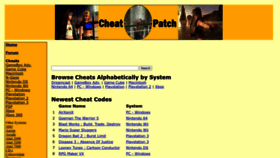 What Cheatpatch.com website looked like in 2023 (This year)