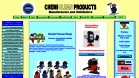 What Chemiclean.co.uk website looked like in 2023 (This year)