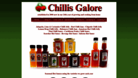 What Chillisgalore.co.uk website looked like in 2023 (This year)